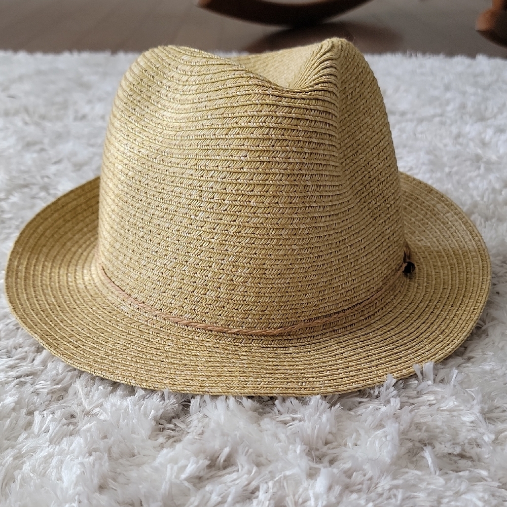Stylish Straw Fedora Hat